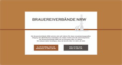 Desktop Screenshot of brauereiverband-nrw.de